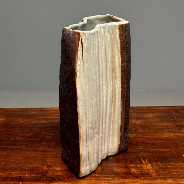 1970s Carl-Harry Stålhane, Swedish Mid-Century Modern, Ceramic Stoneware, Vase, 1970s For Sale - Image 5 of 8