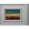 Afterglow - Miniature Abstract Landscape Art Study by Contemporary Artist, Angela Wakefield Art measures 7 x 5 inches...
