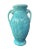 Aqua Vintage Blue Vase Shawnee Pottery Handled For Sale - Image 8 of 10