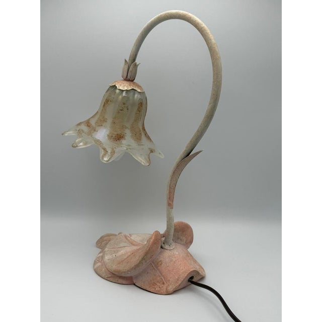 Vintage Murano Table Lamp by Sergio Terzani, Italy, 1980s For Sale - Image 6 of 15
