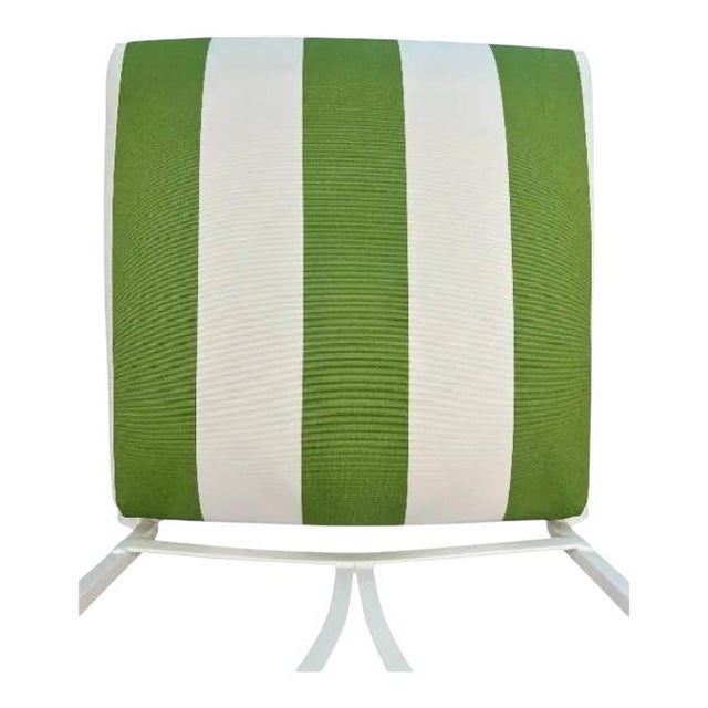 Vintage Wrought Iron Dining Set – Painted Benjamin Moore Mountain Peak White For Sale - Image 9 of 10