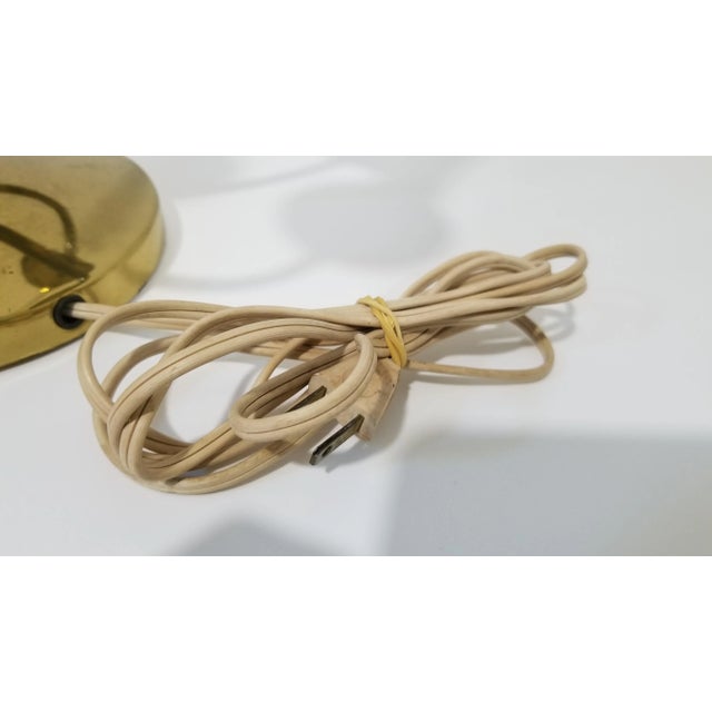 Hollywood Regency Brass 6 Arm Candelabra Light/Lamp For Sale - Image 6 of 12