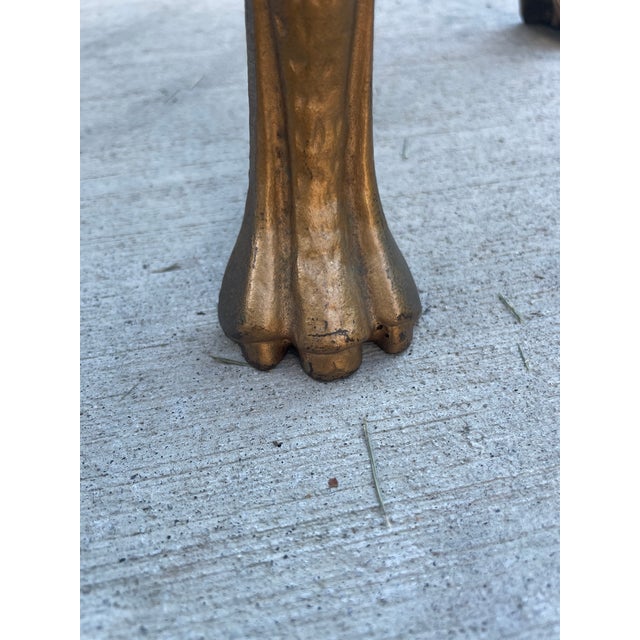 Metal Early 20th Century Antique Art Nouveau Stool For Sale - Image 7 of 15