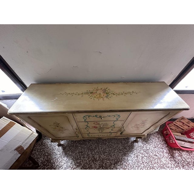 Baroque Venetian Painted Cabinet For Sale - Image 12 of 15