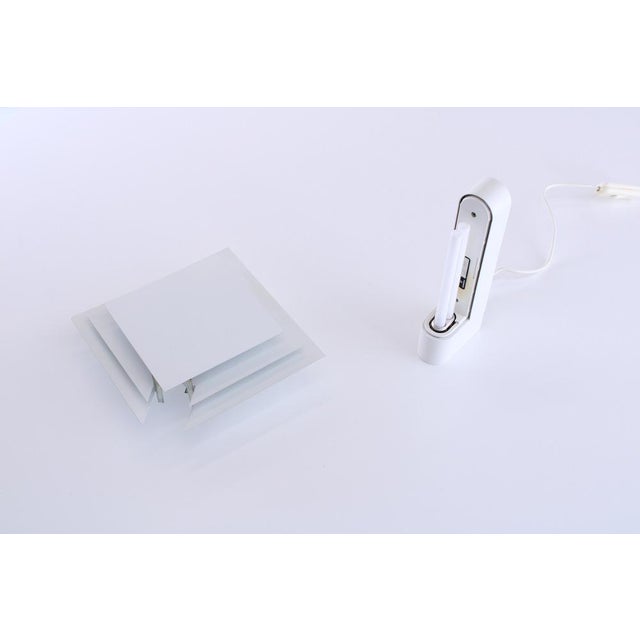 Postmodern Square Metal Wall Lamp from Lumiance, 1980s For Sale - Image 6 of 16