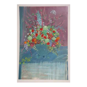 Red Bouquet, Lithograph