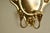 Large Mid-Century Modern Baroque Swedish Brass Sconces, Set of 2 For Sale - Image 6 of 9