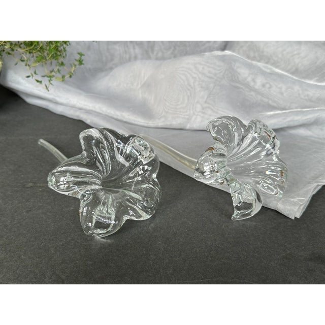 Antique Victorian Glass Crystal Flower Epergne Vases For Sale - Image 9 of 13