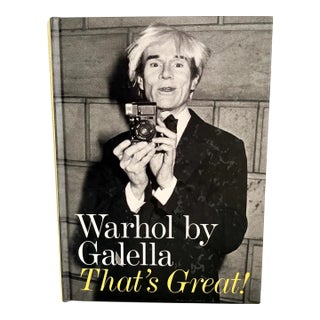 2008 Warhol by Galella "That's Great!" Book For Sale