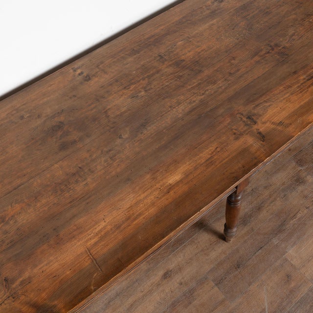 Mid 19th Century 19th Century Long Pine Refectory Table From Portugal For Sale - Image 5 of 14