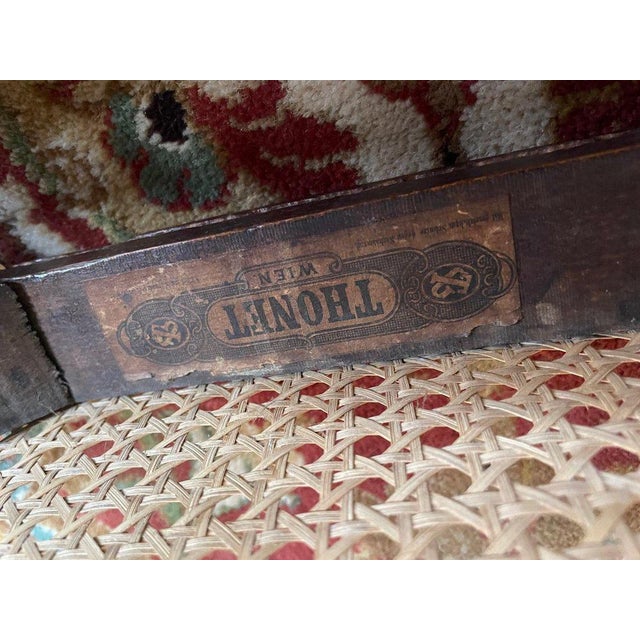 Chairs in Caning from Thonet, Set of 5 For Sale - Image 10 of 11