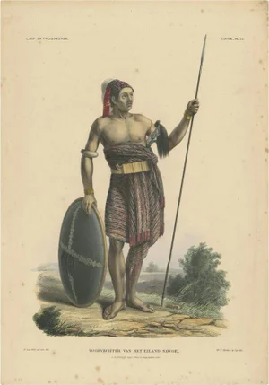 Temminck, Native of Sawu Indonesia, 1840, Paper