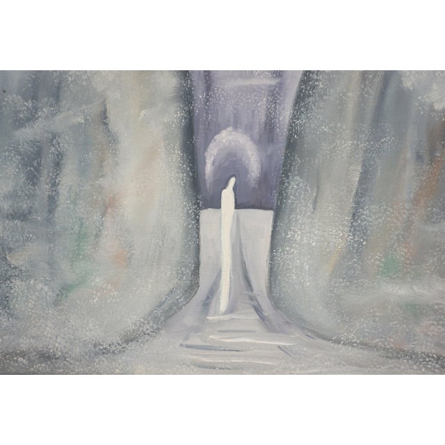 Contemporary Mauna 'Uhane - Mid Century Modern Surrealist Hawaiian Visionary Art by Marguerite Blasingame For Sale - Image 3 of 5