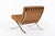 Metal Mid Century Brown Leather Barcelona Chair by Mies Van Der Rohe for Knoll, 1983 For Sale - Image 7 of 15