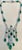 Modern 176ct Large Bead Emerald & 27 Ct Diamond Necklace & Earring Bridal Suite 18 Kt For Sale - Image 3 of 8