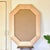 Large Octagonal Mirror with Beveled Edges in Gilded Wood, 1960s For Sale - Image 6 of 8