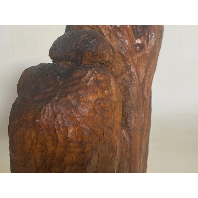 Brutalist Sculpture in Wood, France, 1950s For Sale - Image 11 of 17