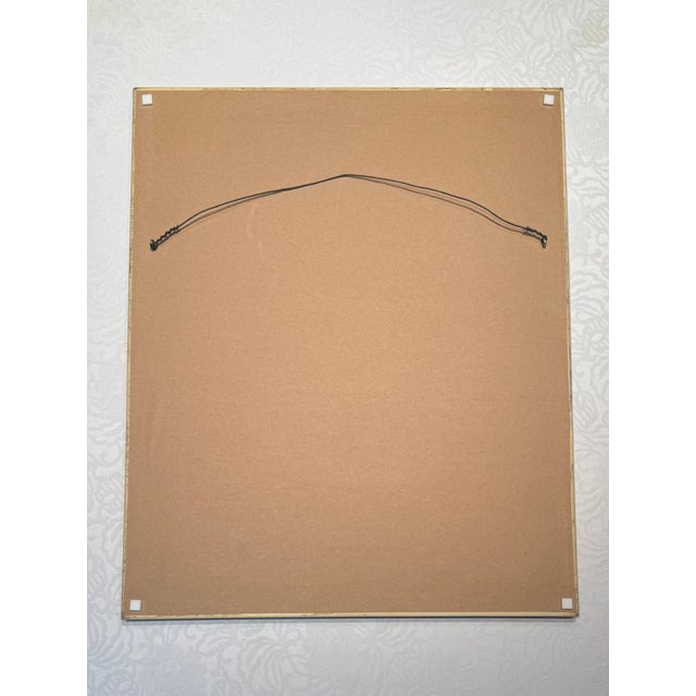 Wood Carlo Canevari Signed Original "Sad Clown" Graphite Drawing With Rose Mark For Sale - Image 7 of 8
