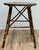 Antique Round Scorched Bamboo Side Table For Sale - Image 9 of 14