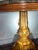 Late 20th Century Traditional Round Marble Top Pedestal Accent Table | Carved Wood Base | 30” Diameter For Sale - Image 4 of 6