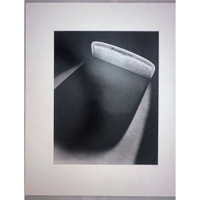 1980s 1980s Original John F. Collins “Forraine-Acetate Comb” Photograph With Matting For Sale - Image 5 of 13