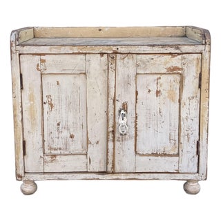 Pine Painted Water Cupboard For Sale