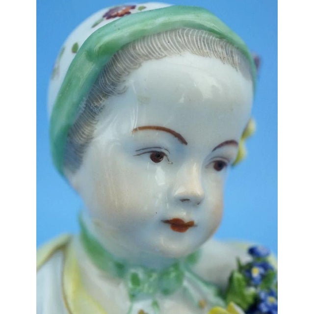 19th Century Porcelain Busts of Girls from the Imperial Manufactory of Vienna, Austria, Set of 2 For Sale - Image 15 of 18