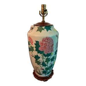 Large Vintage Japanese Jar Lamp