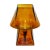 Boho Chic Luca Glass Mini Table Lamp, Amber For Sale - Image 3 of 6