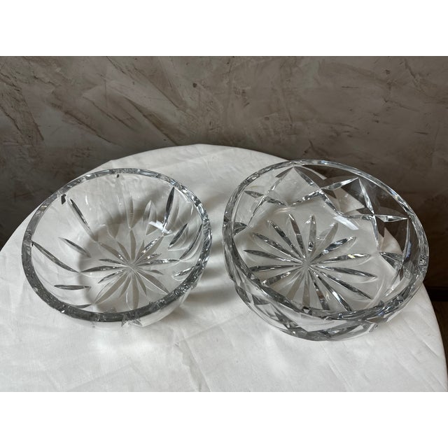 Vintage Crystal Nesting Cups from Saint Louis, 1980s, Set of 2 For Sale - Image 4 of 12