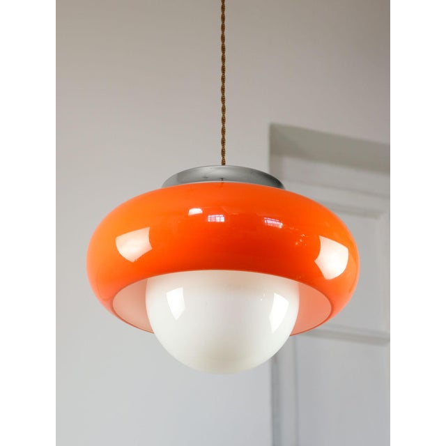 Space Age Orange Best Pendant from Guzzini, 1970s For Sale - Image 9 of 17