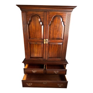 1974 Pennsylvania House Cherry Chifferobe Tall Chest For Sale