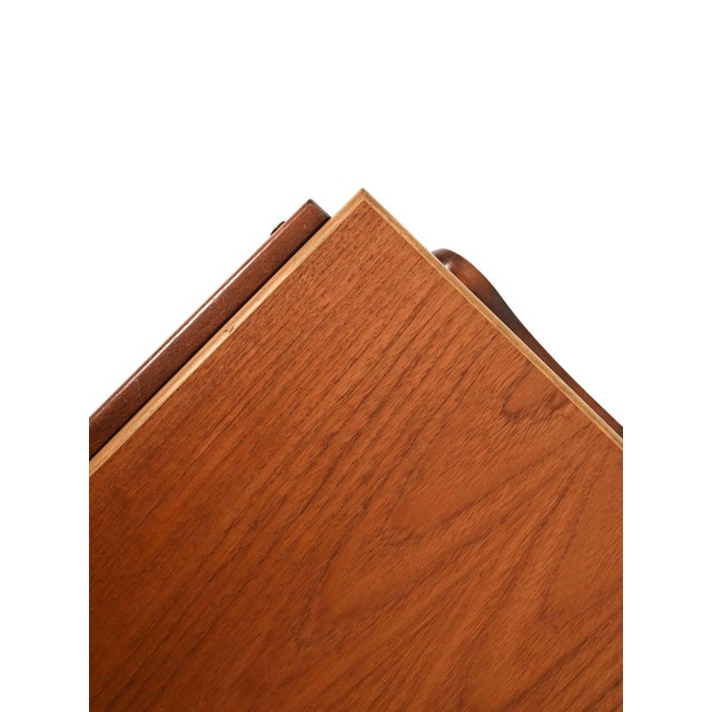 Scandinavian Teak and Oak Table, 1950s For Sale - Image 13 of 14