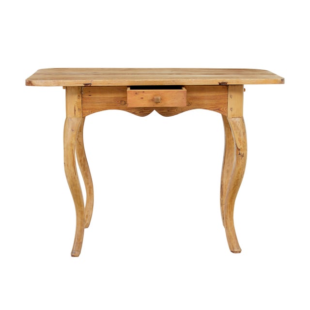 19th Century Rococo Revival Swedish Side Table, 1840s For Sale - Image 6 of 9