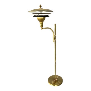 1950s Mid-Century Modern M. G. Wheeler's Sight Light Standing Floor Lamp For Sale