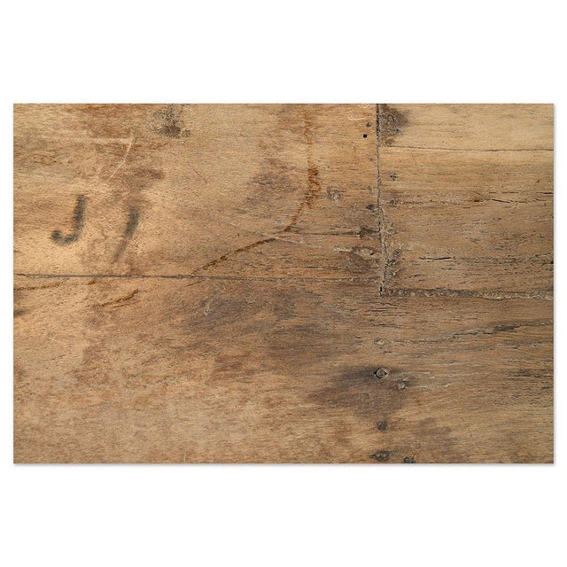 Small Wooden Sideboard with Ceramic Tiles For Sale - Image 4 of 8