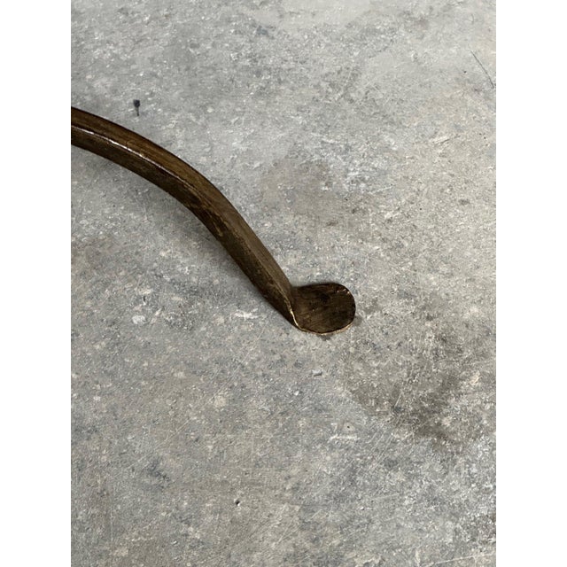 Iron Drinks Table With Gold Patina For Sale - Image 11 of 12