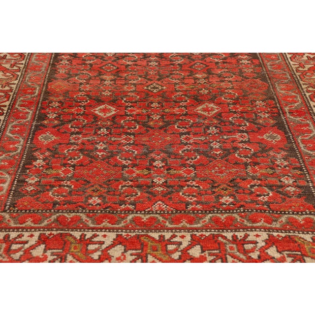 Early 20th Century Antique Persian Malayer Rug Runner, 03'02 X 11'00 For Sale - Image 5 of 10