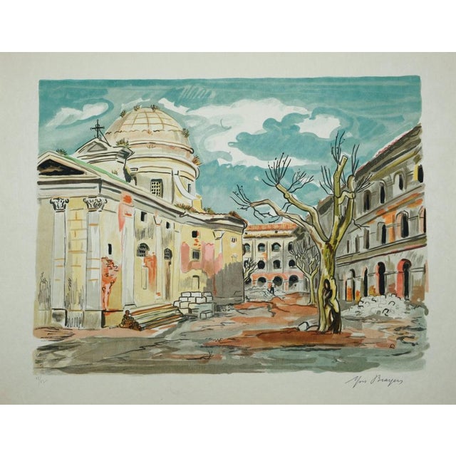 Yves Brayer, La Vieille Charité, Lithograph For Sale - Image 8 of 8