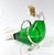 2000 - 2009 Silver-Plated Green Glass Walrus Decanter Bottle For Sale - Image 5 of 9