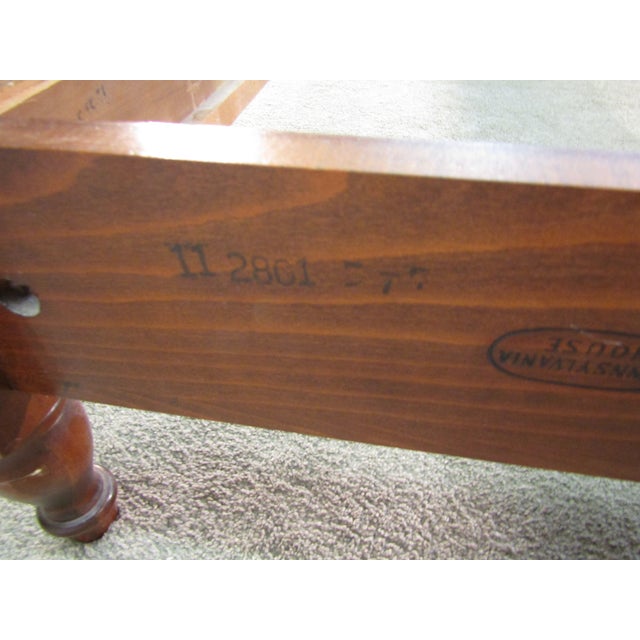 Pennsylvania House Solid Cherry King Size Poster Bed For Sale - Image 12 of 12