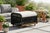 Alpine Teak Wood Outdoor Ottoman With Black - Rope Design For Sale - Image 13 of 13