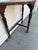Wood Vintage English Jacobean Revival Demilune Console Table For Sale - Image 7 of 11