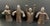 Figurative Set of Four Folk Art Carved Wooden Ghost Sculpture For Sale - Image 3 of 9