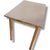 Paper Mid-Century Dining Table with Taupe Formica Top and Wooden Legs For Sale - Image 7 of 9