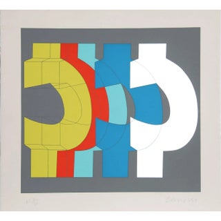 Chryssa, "Series 2", Abstract Screenprint For Sale