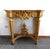 Antique Carved Gilded Wooden Console Table, 1890s, in Restored conditions. Designed 1890 to 1919