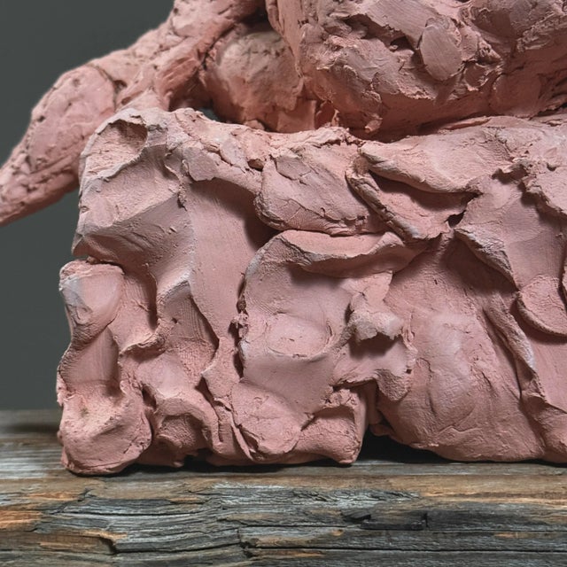 Sculpture Materials Vintage Neo-Expressionist/Brutalist Male Figurative Clay Sculpture For Sale - Image 7 of 11