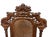 Magnificent carving, probably Italian. Antique 19th Century Ornately Carved Oak and Caning Renaissance Revival Chairs With...