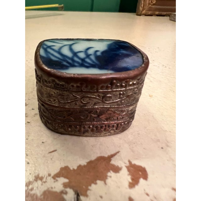Vintage Ming or Ching Dynasty Trinket Box For Sale In Jacksonville, FL - Image 6 of 9